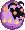 Shiny Aquegg's front sprite in Pokémon Quartz