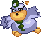 Shiny Bultoad's front sprite in Pokémon Quartz