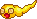 Shiny Larvet's front sprite in Pokémon Quartz