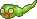Larvet's front sprite in Pokémon Quartz