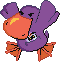 Shiny Oceadino's front sprite in Pokémon Quartz